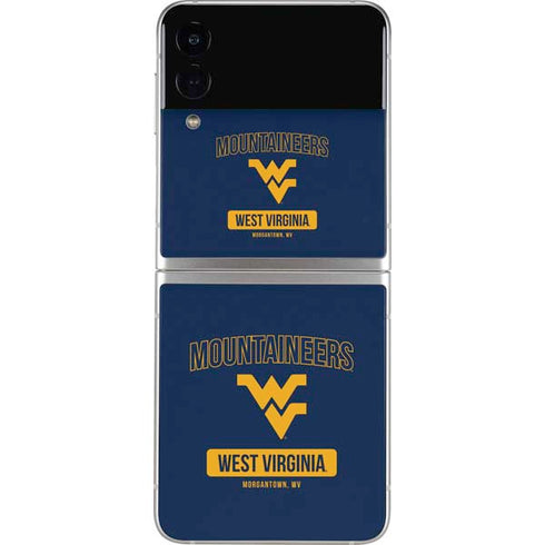 West Virginia University Mountaineers Logo Galaxy Z Flip3 5G Skin